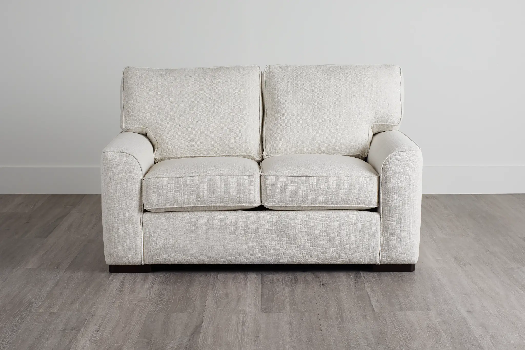 Austin White Fabric Loveseat Austin White Fabric Loveseat