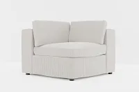 Destin Lucy Light Beige Fabric Corner Chair