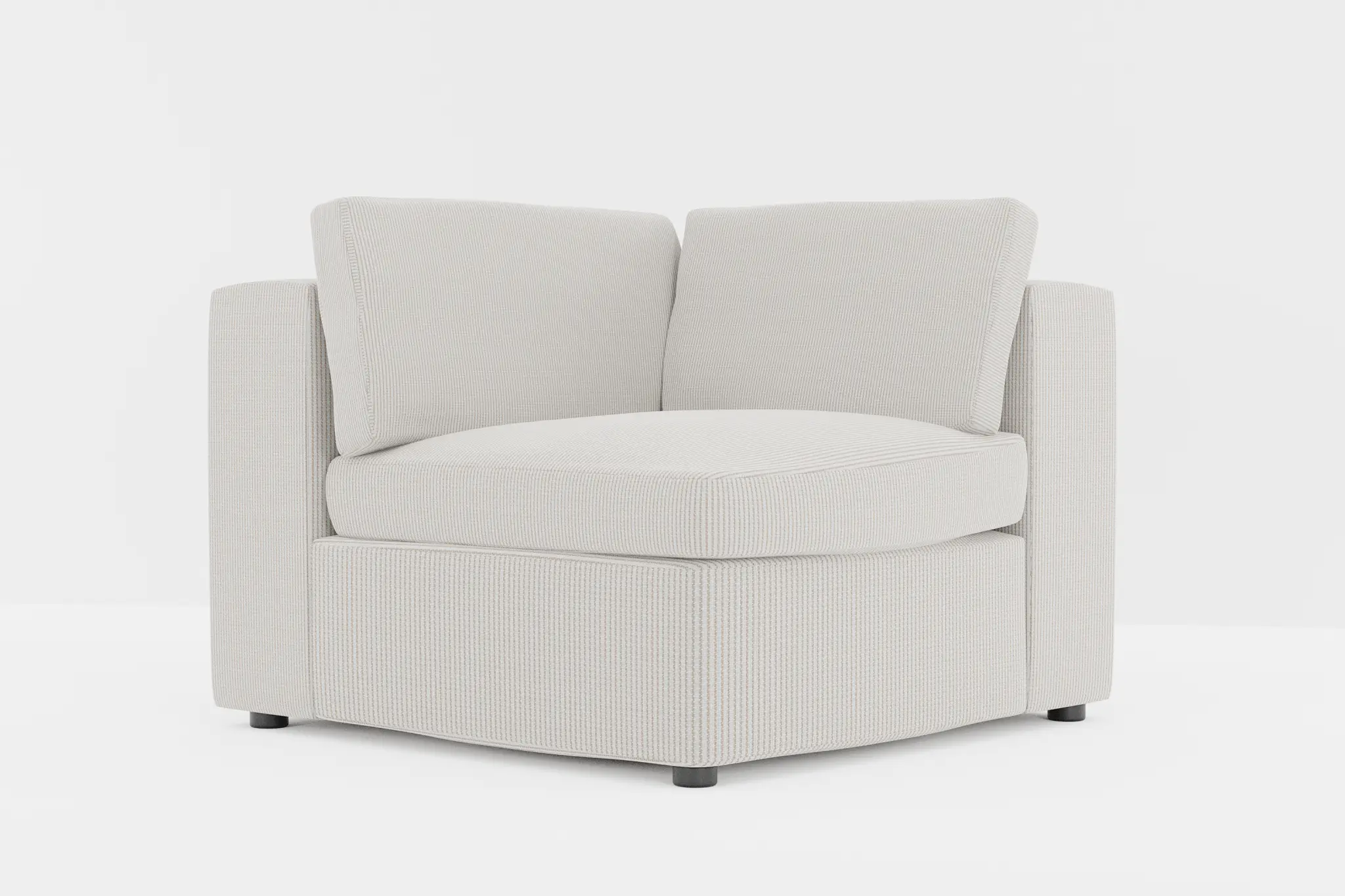 Destin Lucy Light Beige Fabric Corner Chair Destin Lucy Light Beige Fabric Corner Chair