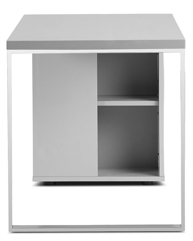 Vancouver Gray Storage Desk