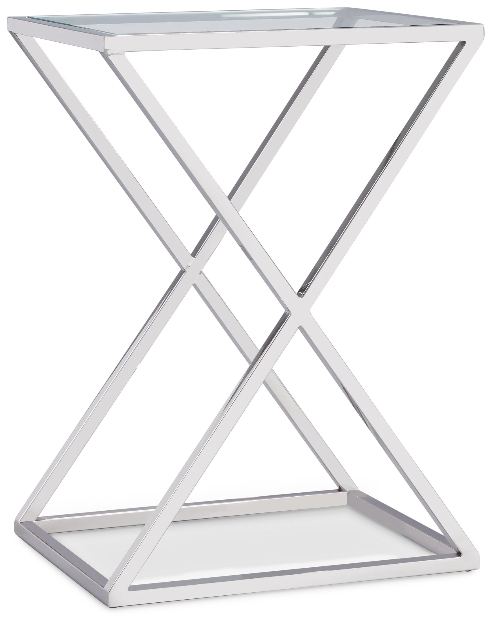 Gina Silver Accent Table