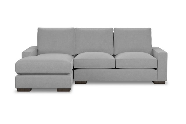 Edgewater Suave Gray Left Chaise Sectional