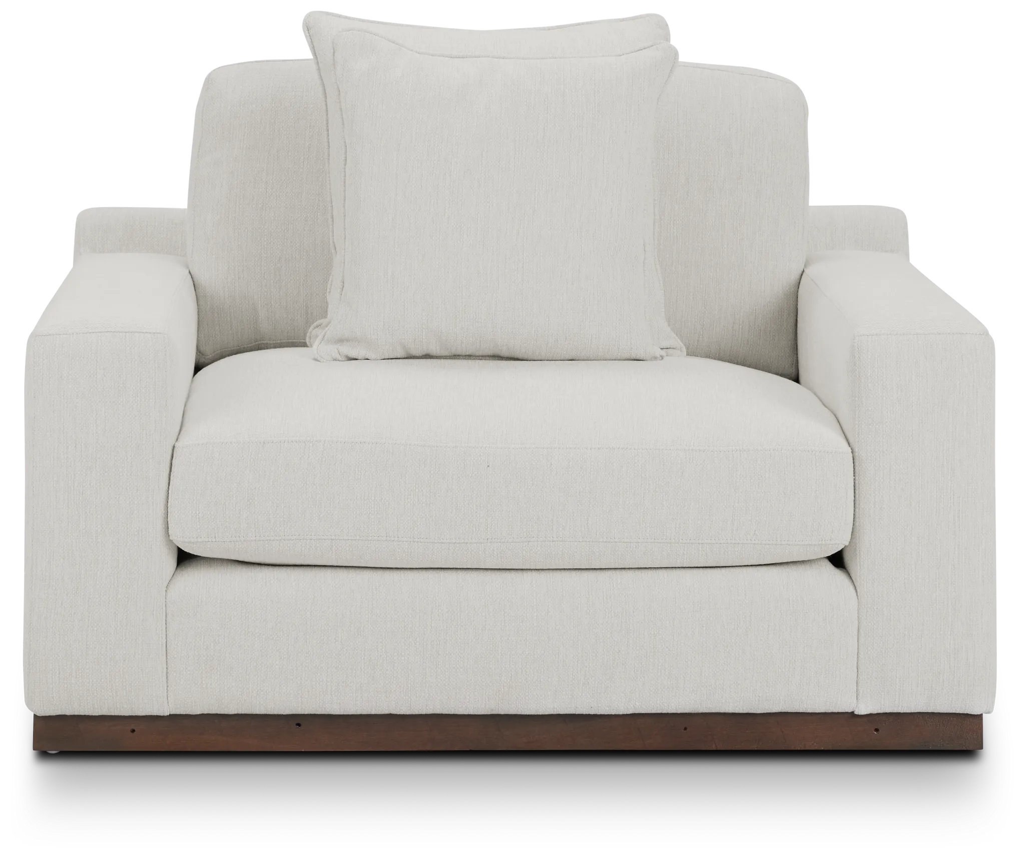 Mckenzie White Fabric Chair