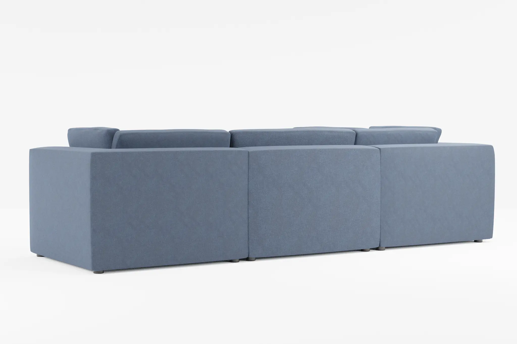 Destin Maguire Blue Fabric 4-piece Modular Sectional Destin Maguire Blue Fabric 4-piece Modular Sectional