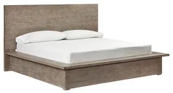 Langford Light Tone Wood Platform Headboard Langford Light Tone Wood Platform Headboard