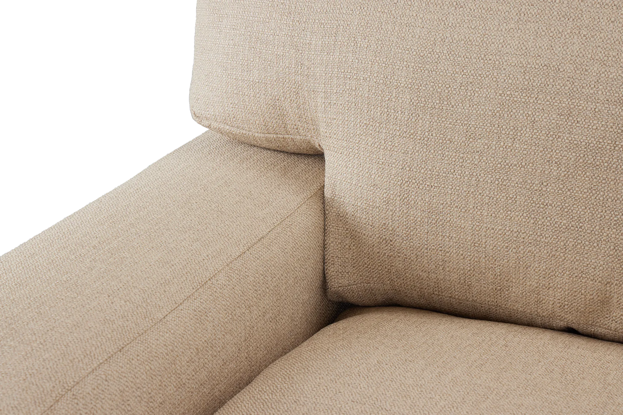 Veronica 104" Khaki Down Sofa