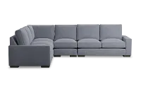 Edgewater Elevation Gray Medium Two-arm Sectional