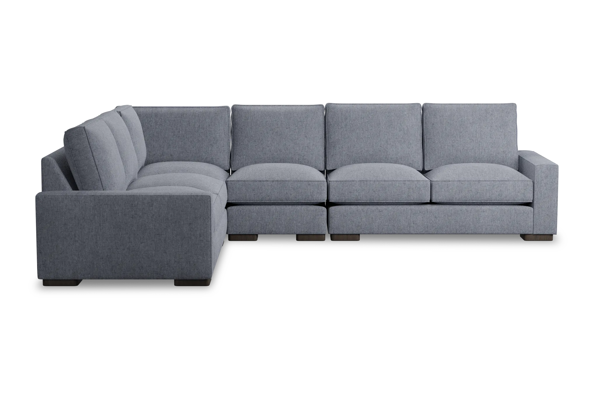 Edgewater Elevation Gray Medium Two-arm Sectional