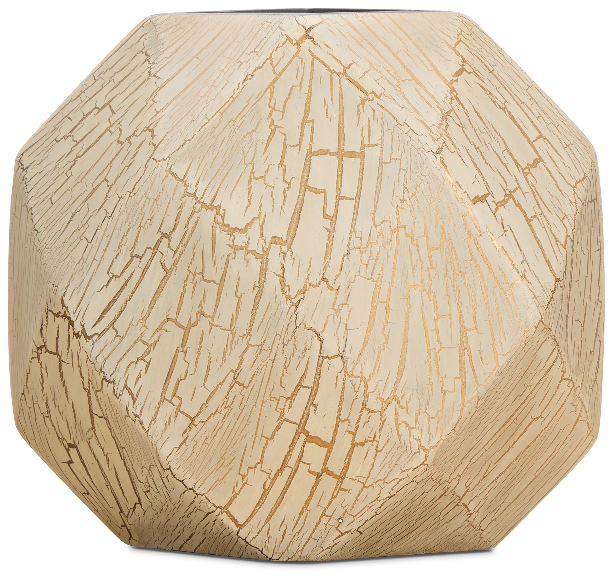 Bella White Round Vase