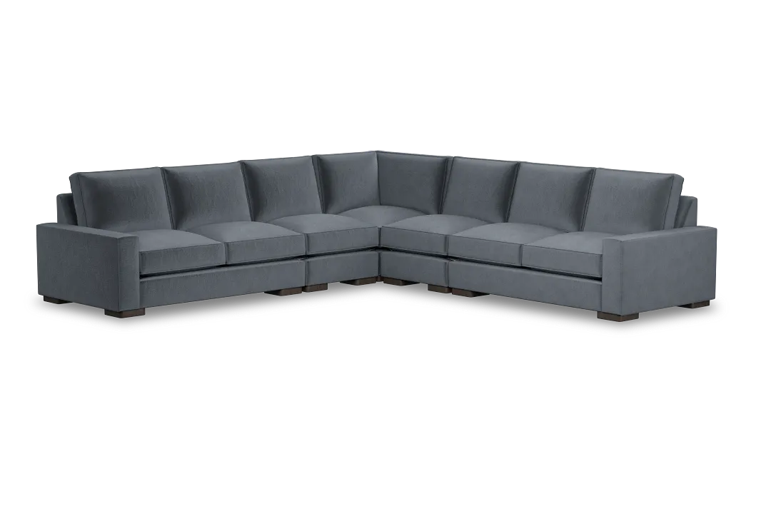 Edgewater Joya Gray Large Two-arm Sectional