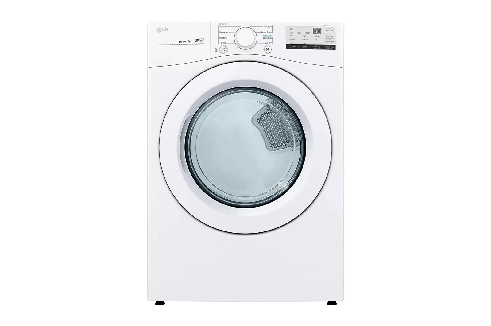 Lg 3401 Series White Front Load Gas Dryer