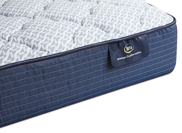 Serta Serene Sky Plush Low-profile Mattress Set