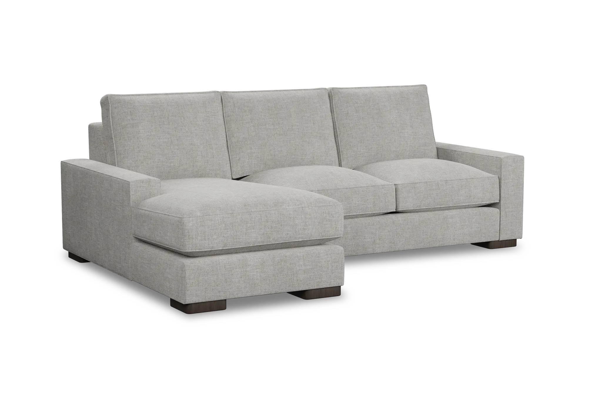 Edgewater Elevation Khaki Left Chaise Sectional