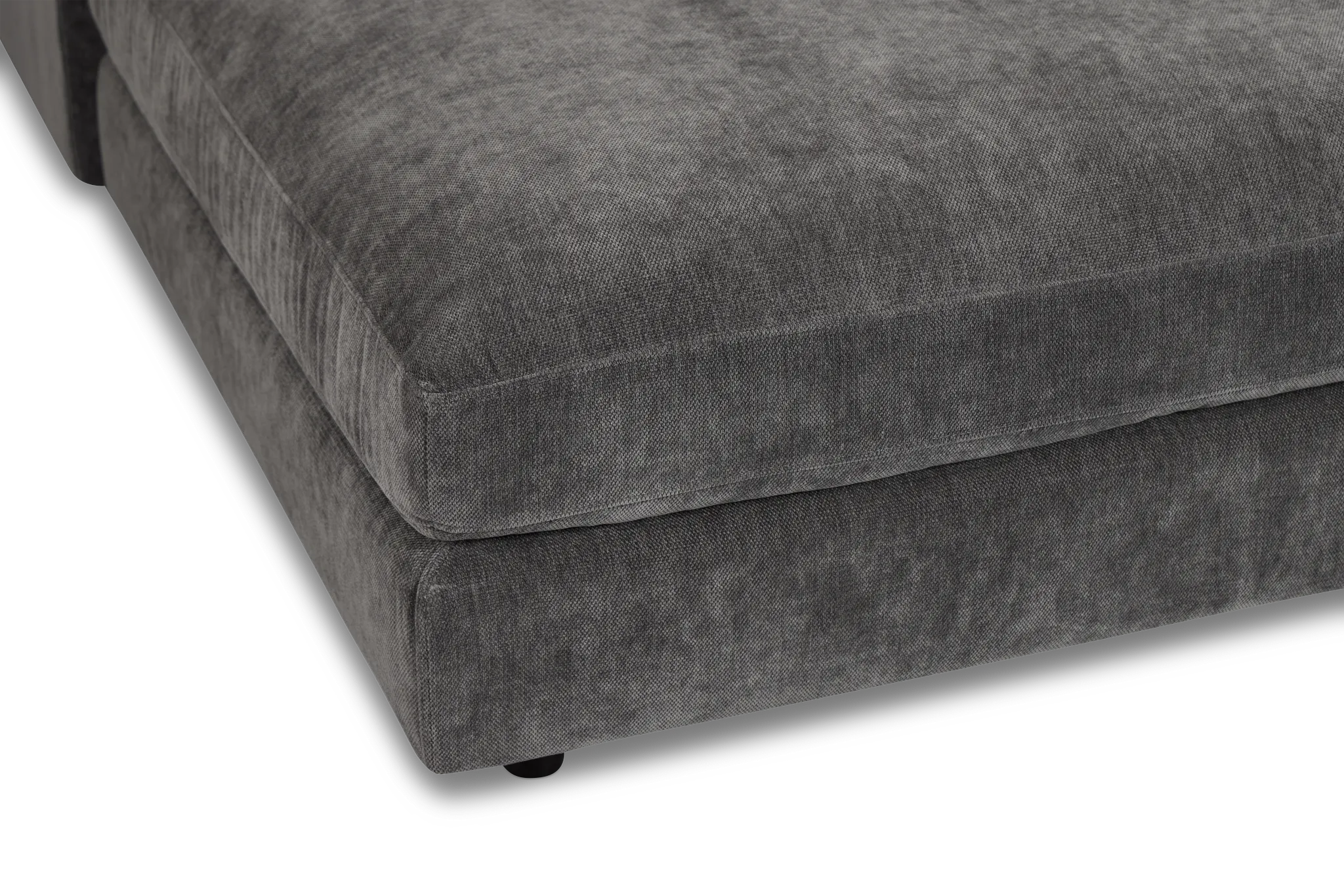 Lounge Dark Gray Fabric Chaise Sectional