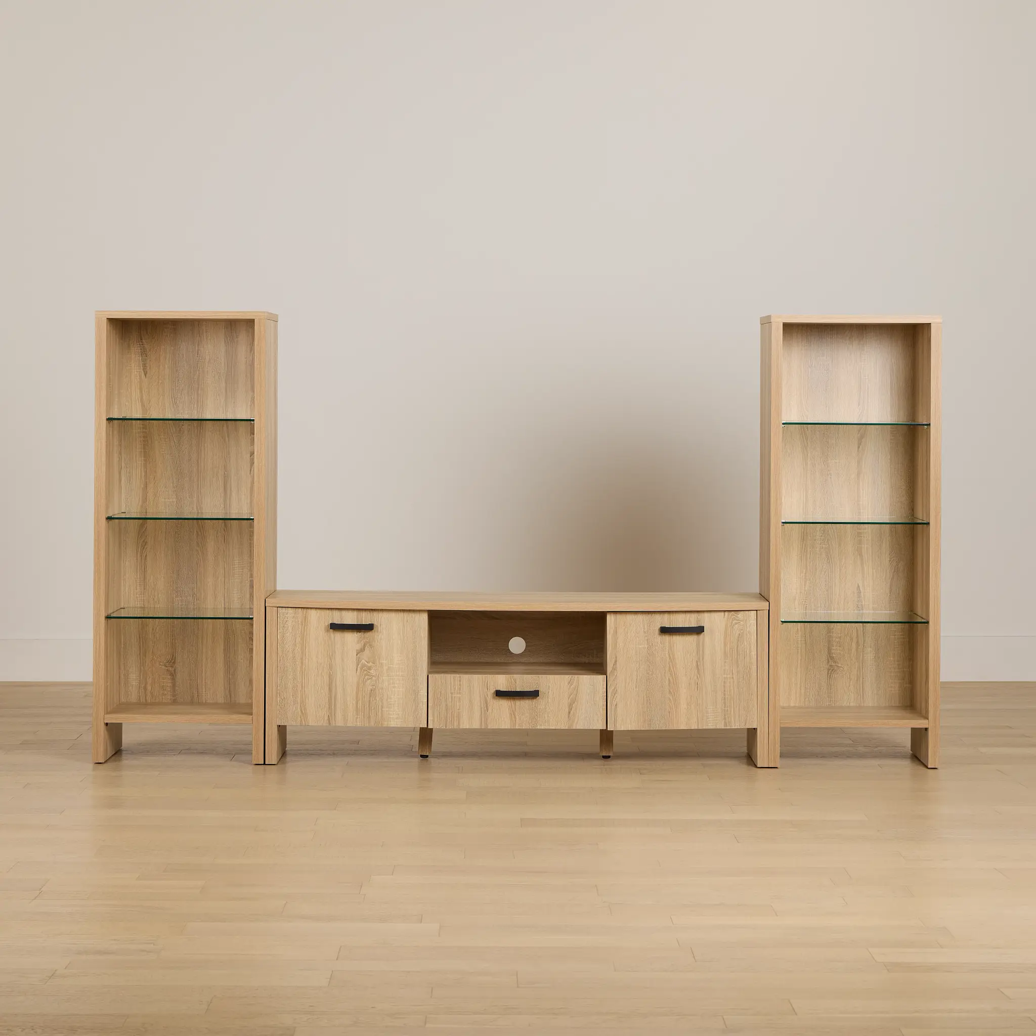 Layton Light Tone Entertainment Wall Layton Light Tone Entertainment Wall