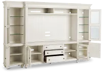 Savannah Ivory Entertainment Wall