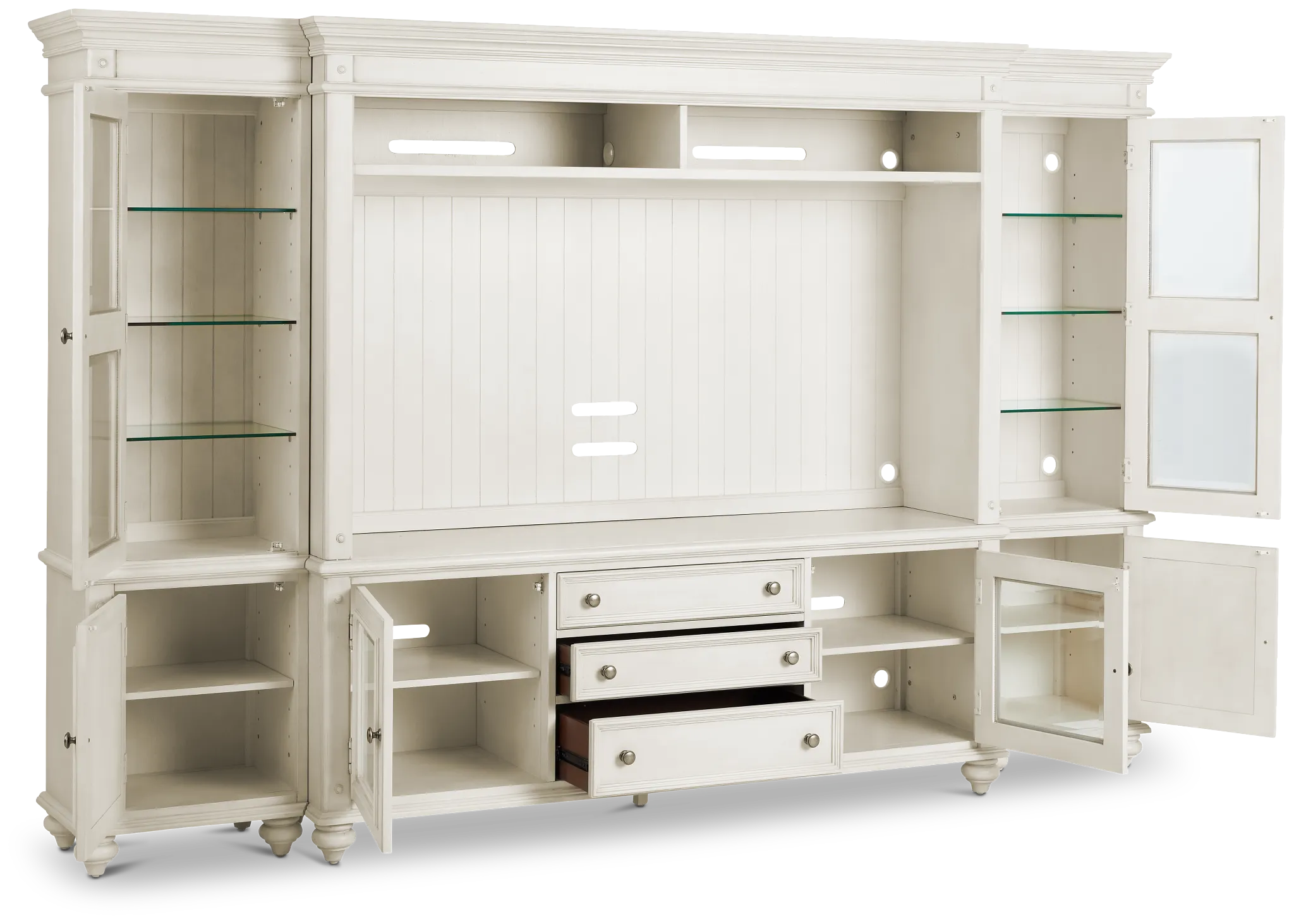 Savannah Ivory Entertainment Wall