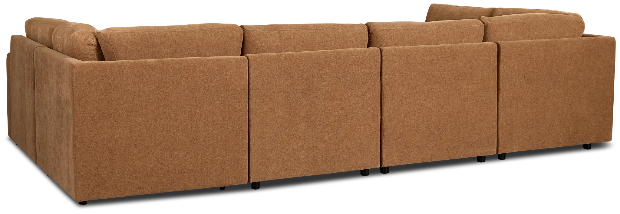 Addie Brown Fabric 8-piece Pit Storage Sectional