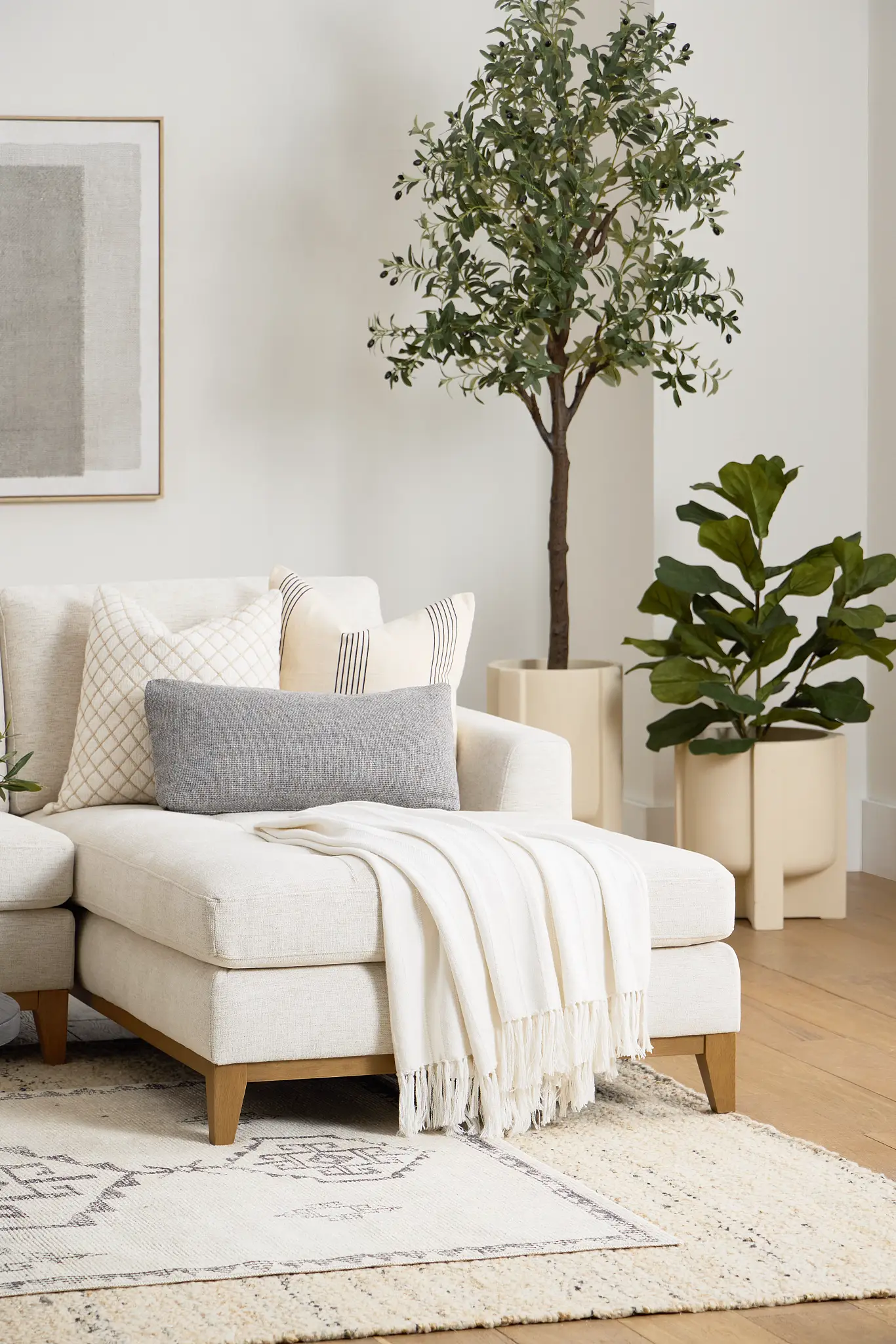 Maisie Light Beige Fabric Right Chaise Sectional Maisie Light Beige Fabric Right Chaise Sectional