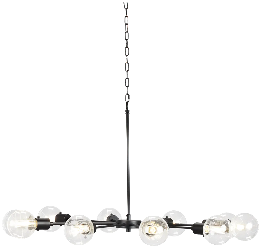 Barnes Black Chandelier