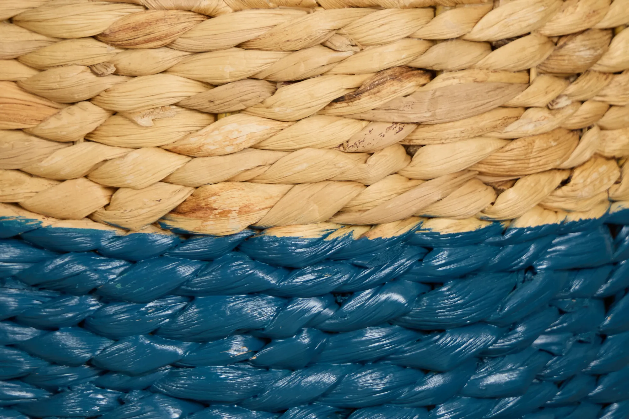 Maddie Set Of 3 Stripe Basket