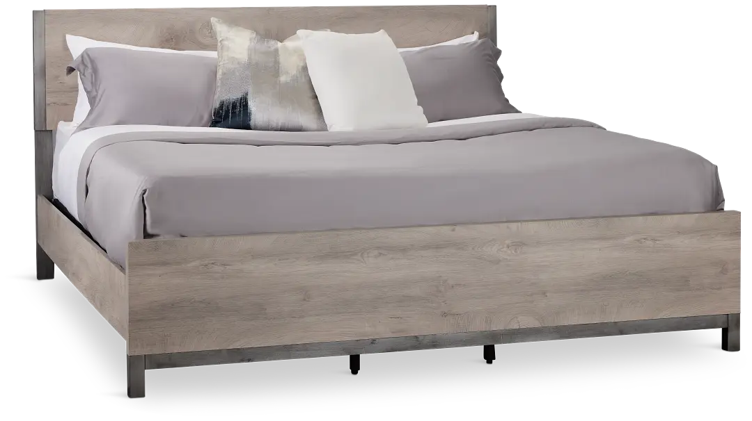 Evanston Gray Panel Bed Evanston Gray Panel Bed