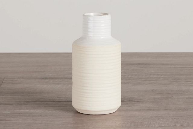 Adla White Small Vase