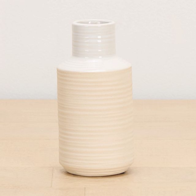 Adla White Small Vase