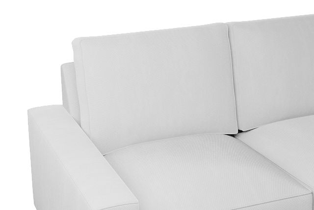 Edgewater Delray White Large Right Chaise Sectional