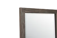 Salt Lake Gray Dresser & Mirror