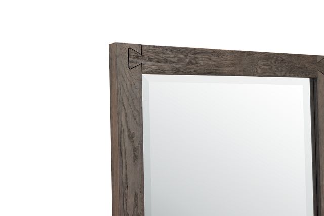 Salt Lake Gray Dresser & Mirror