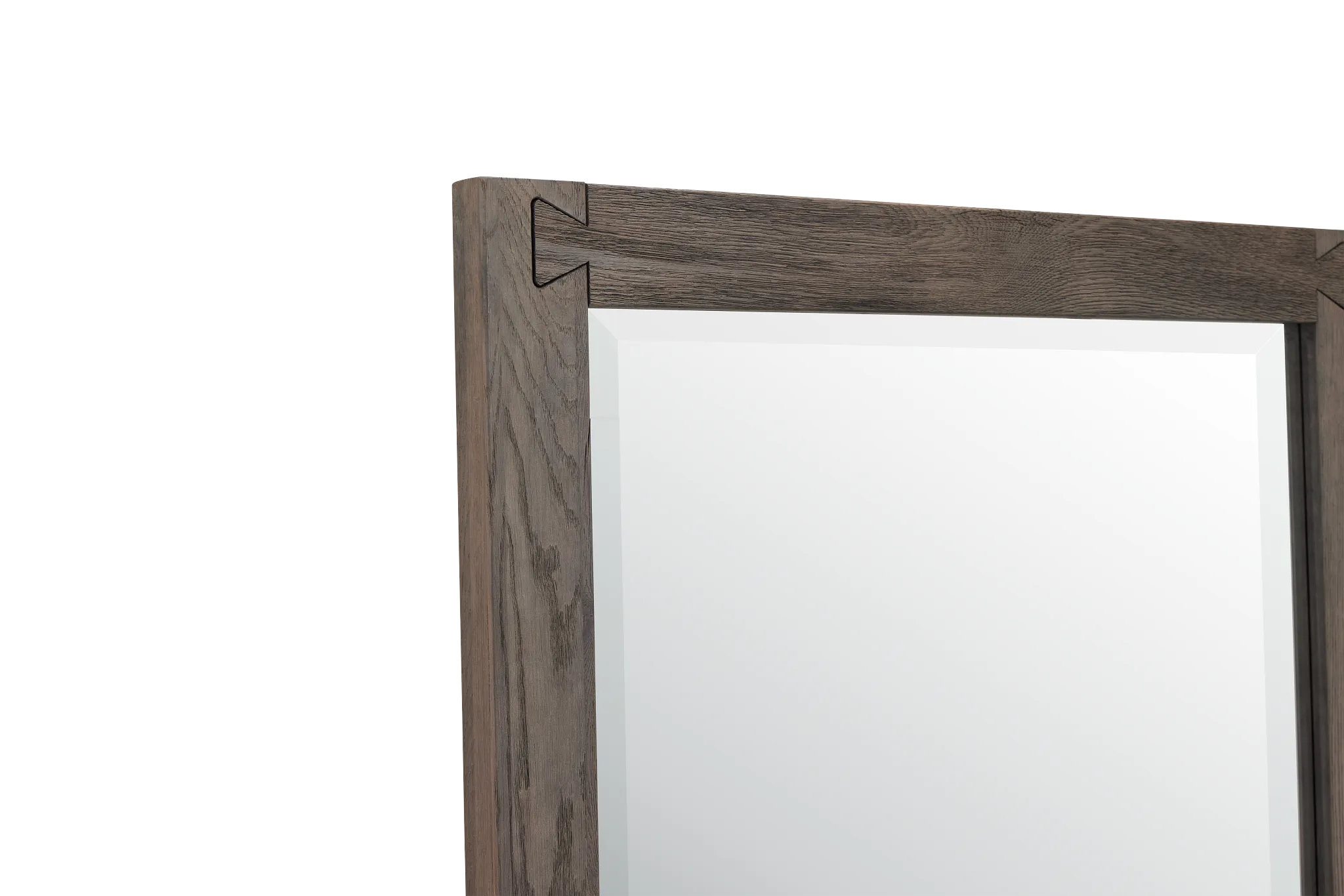 Salt Lake Gray Dresser & Mirror