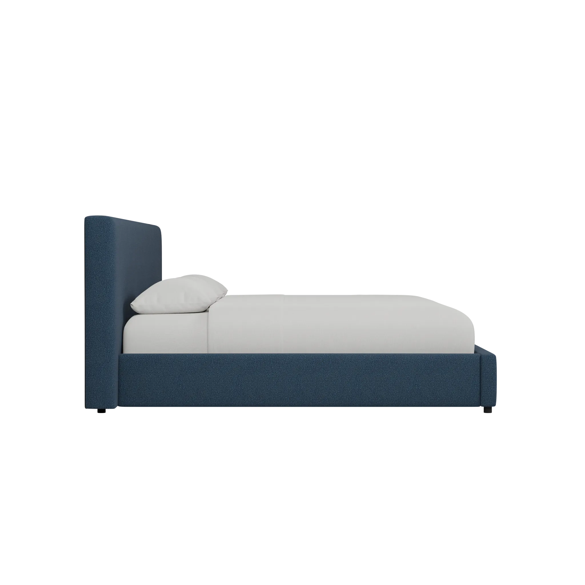 Grayton Elite Navy 44" Upholstered Platform Bed
