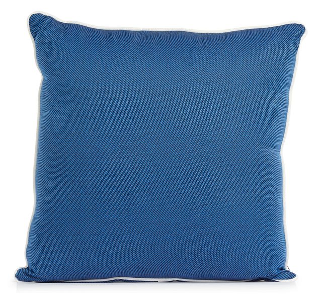 Forest Blue 20" Indoor/outdoor Square Accent Pillow