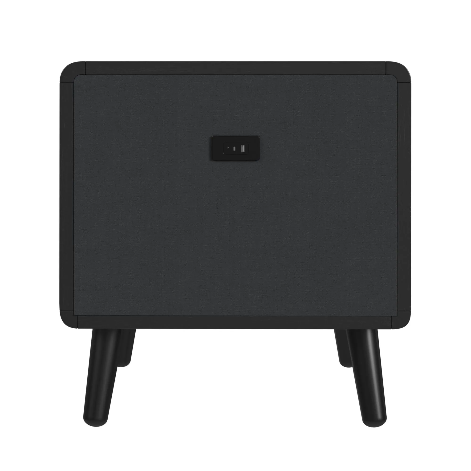 Rupin Black Square End Table