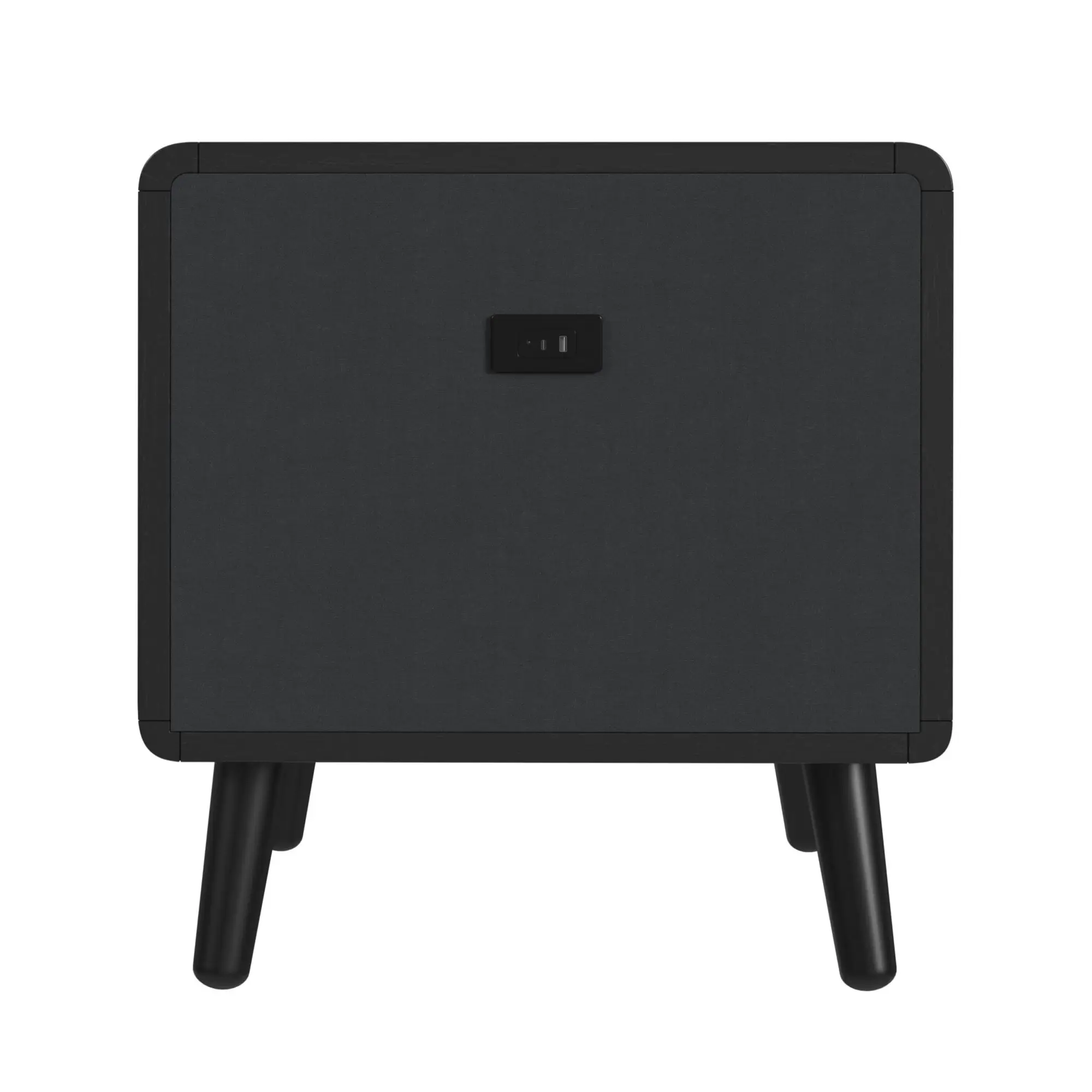 Rupin Black Square End Table Rupin Black Square End Table