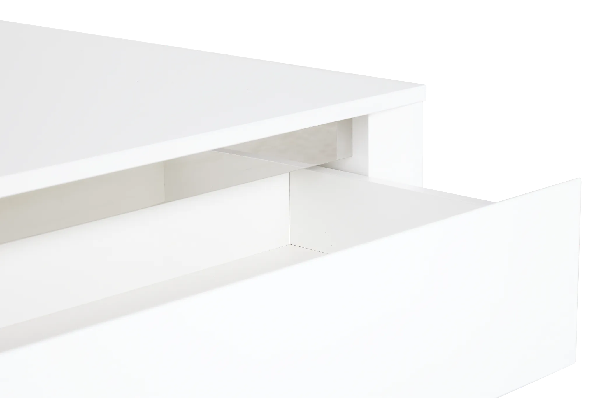 Vancouver White Rectangular Coffee Table