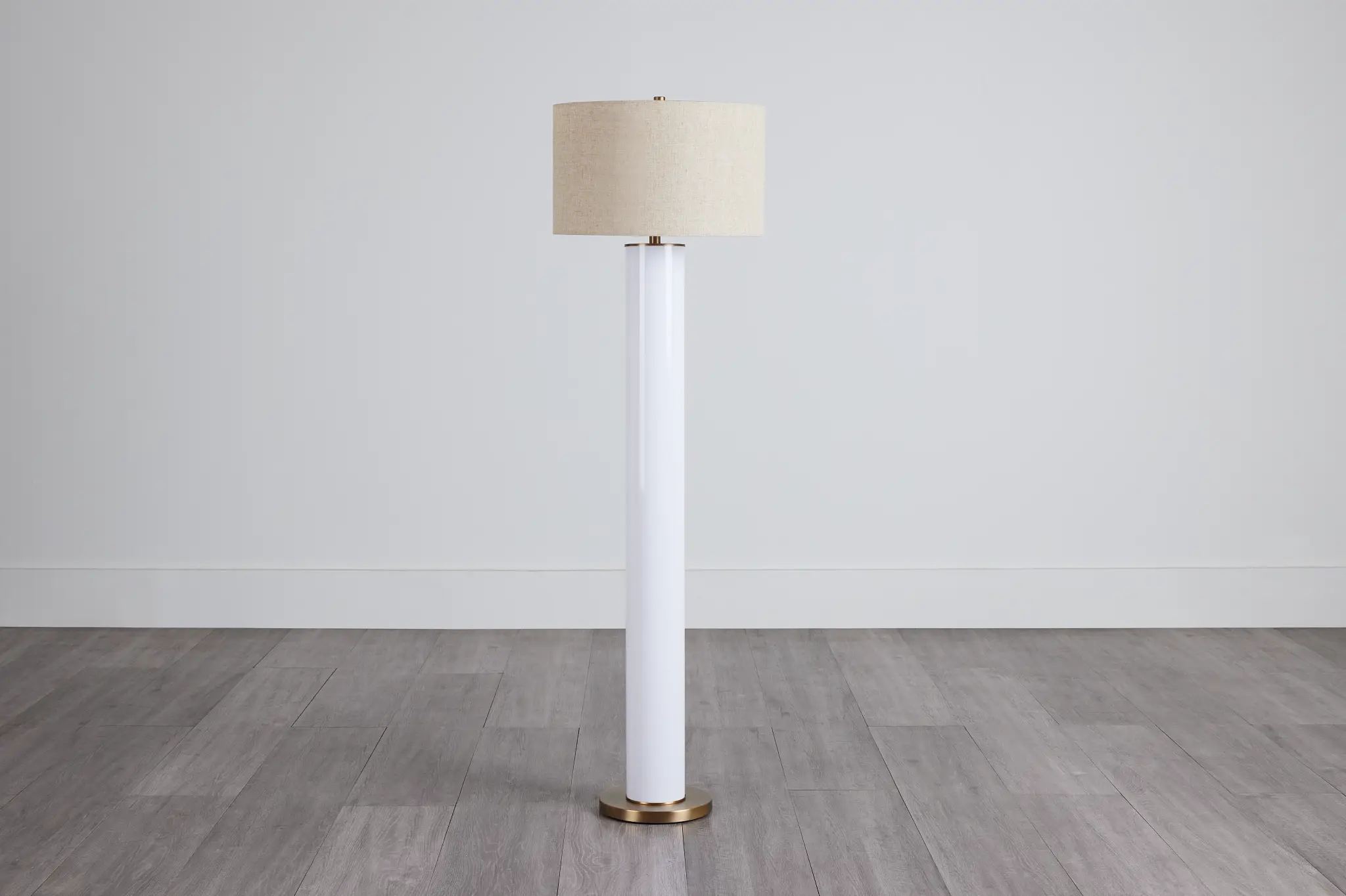 Larsen White Floor Lamp Larsen White Floor Lamp
