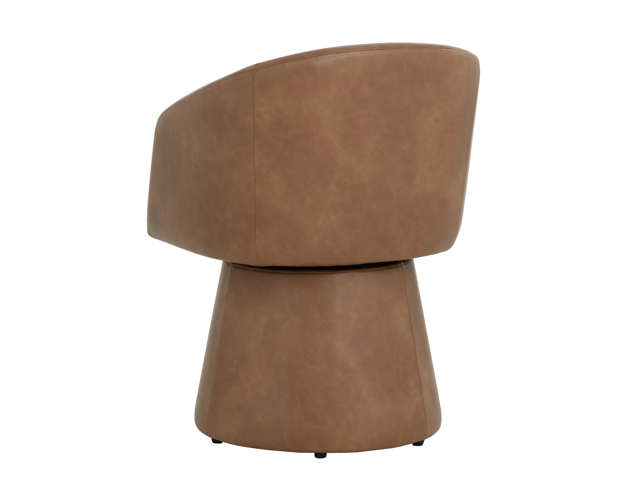 Wells Brown Lthr/vinyl Upholstered Arm Chair