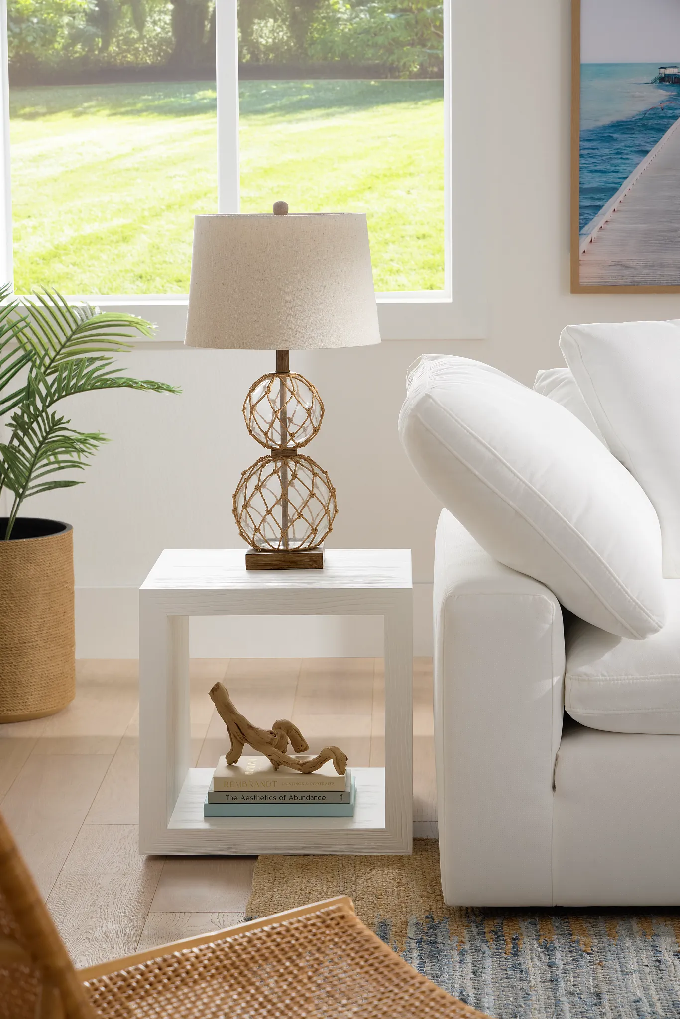 Nantucket White Pine Square End Table