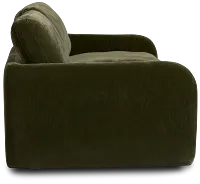 Jules Green Velvet 2 Piece Modular Sofa