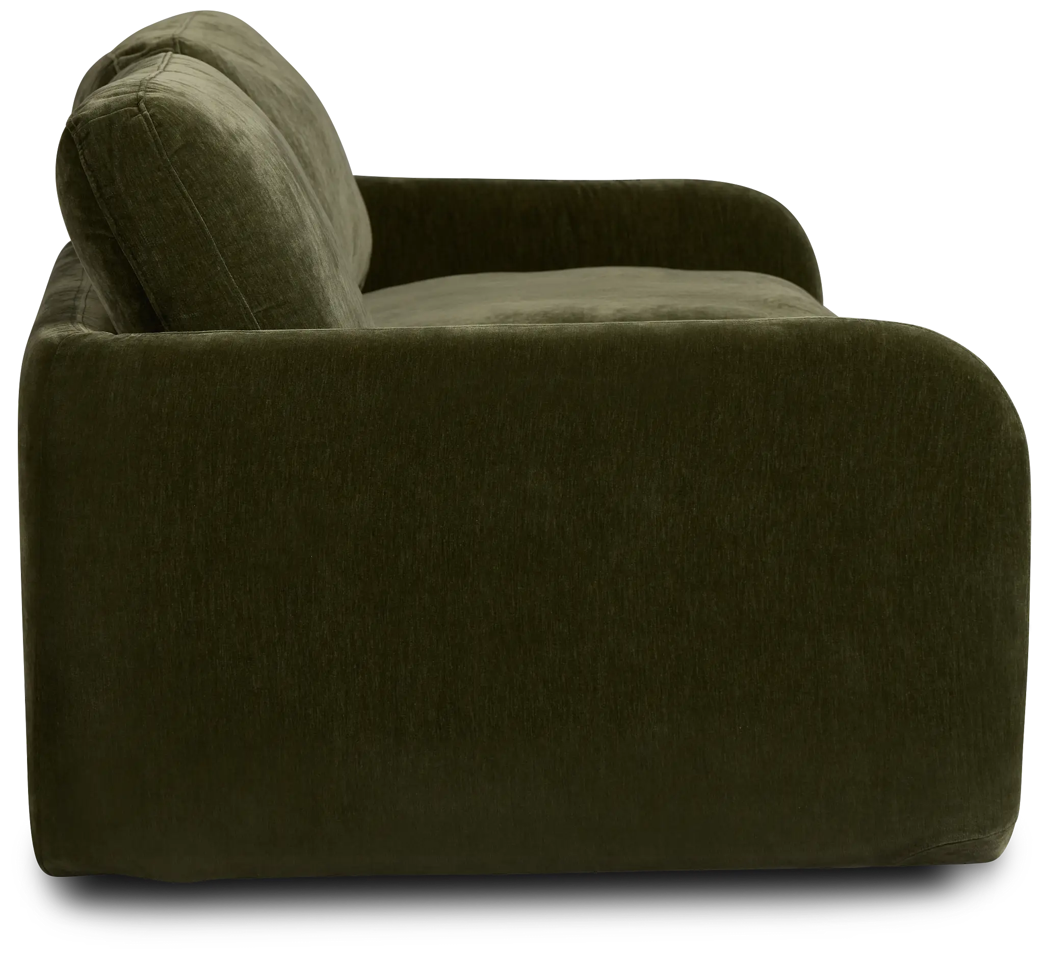 Jules Green Velvet 2 Piece Modular Sofa Jules Green Velvet 2 Piece Modular Sofa