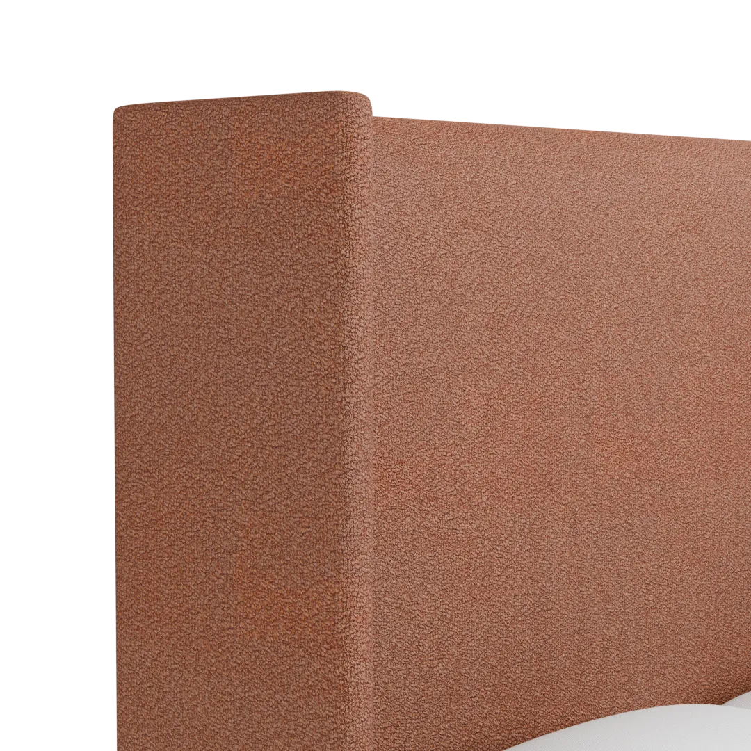 Captiva Sutton Orange 60" Upholstered Shelter Bed