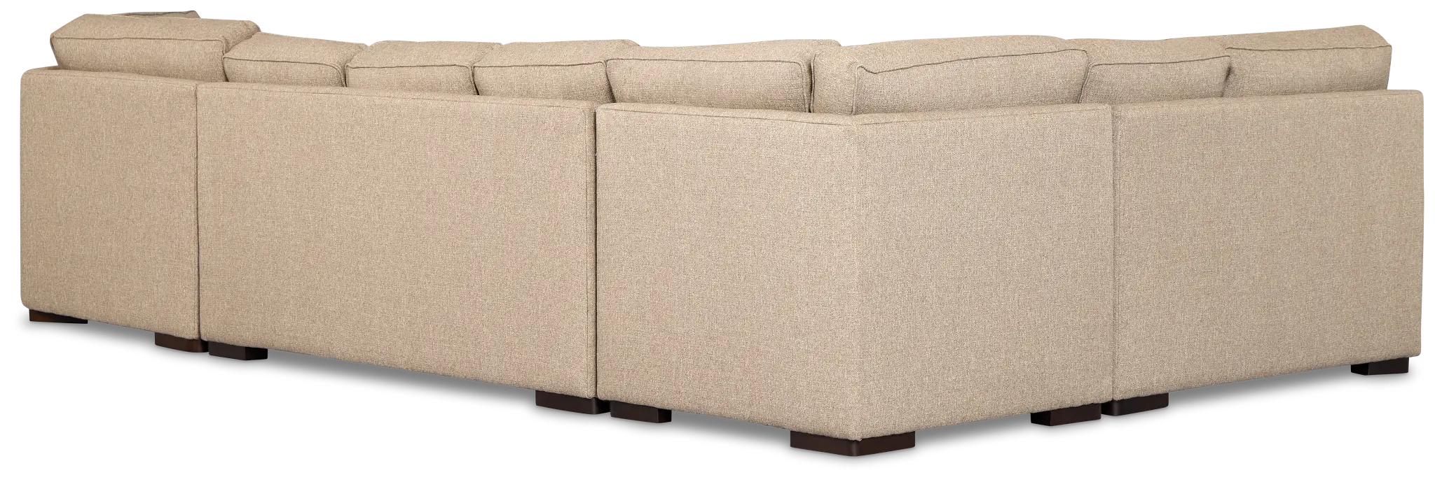Sinclair Brown Fabric Right Cuddler Memory Foam Sleeper Sectional Sinclair Brown Fabric Right Cuddler Memory Foam Sleeper Sectional