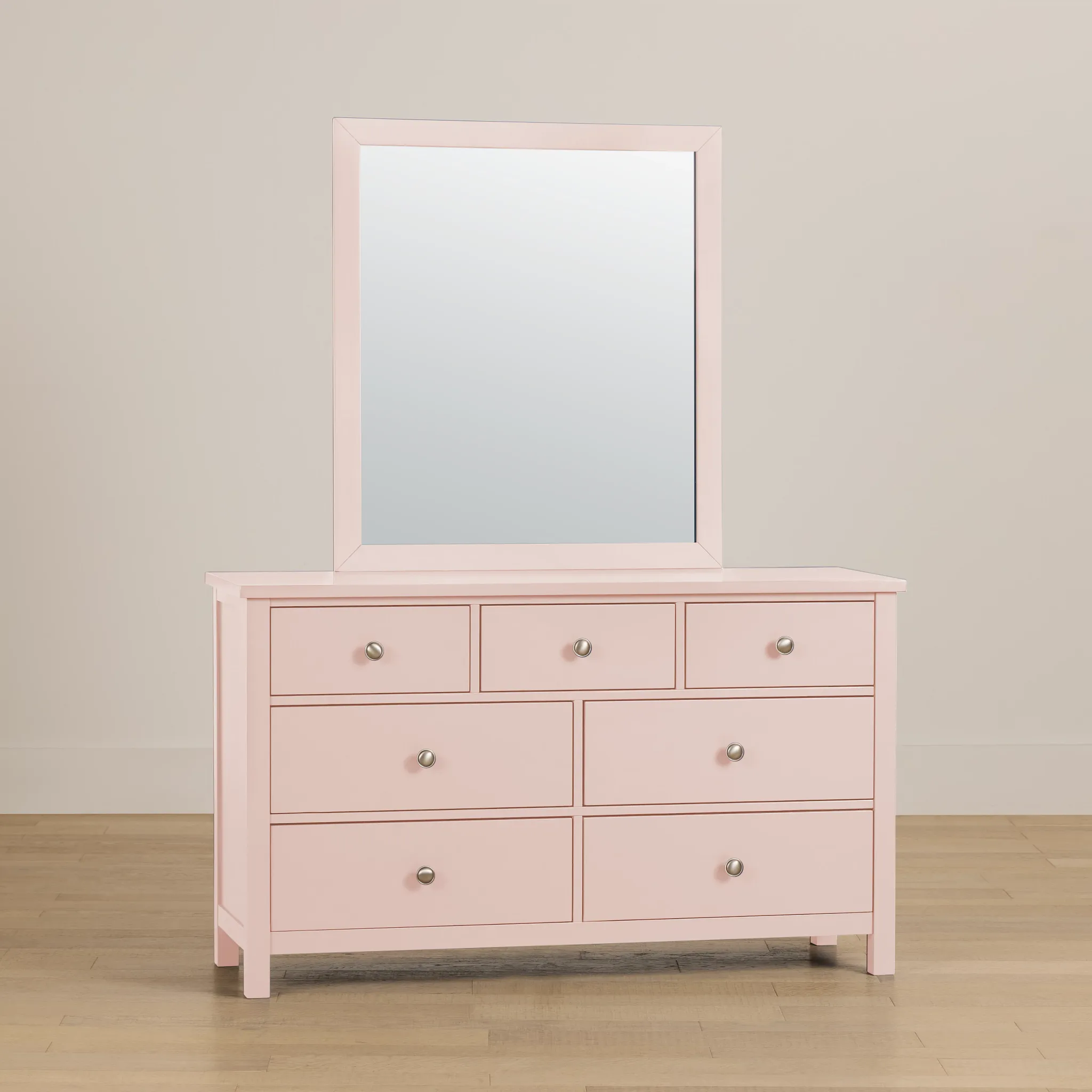 Charleston Pink Dresser & Mirror