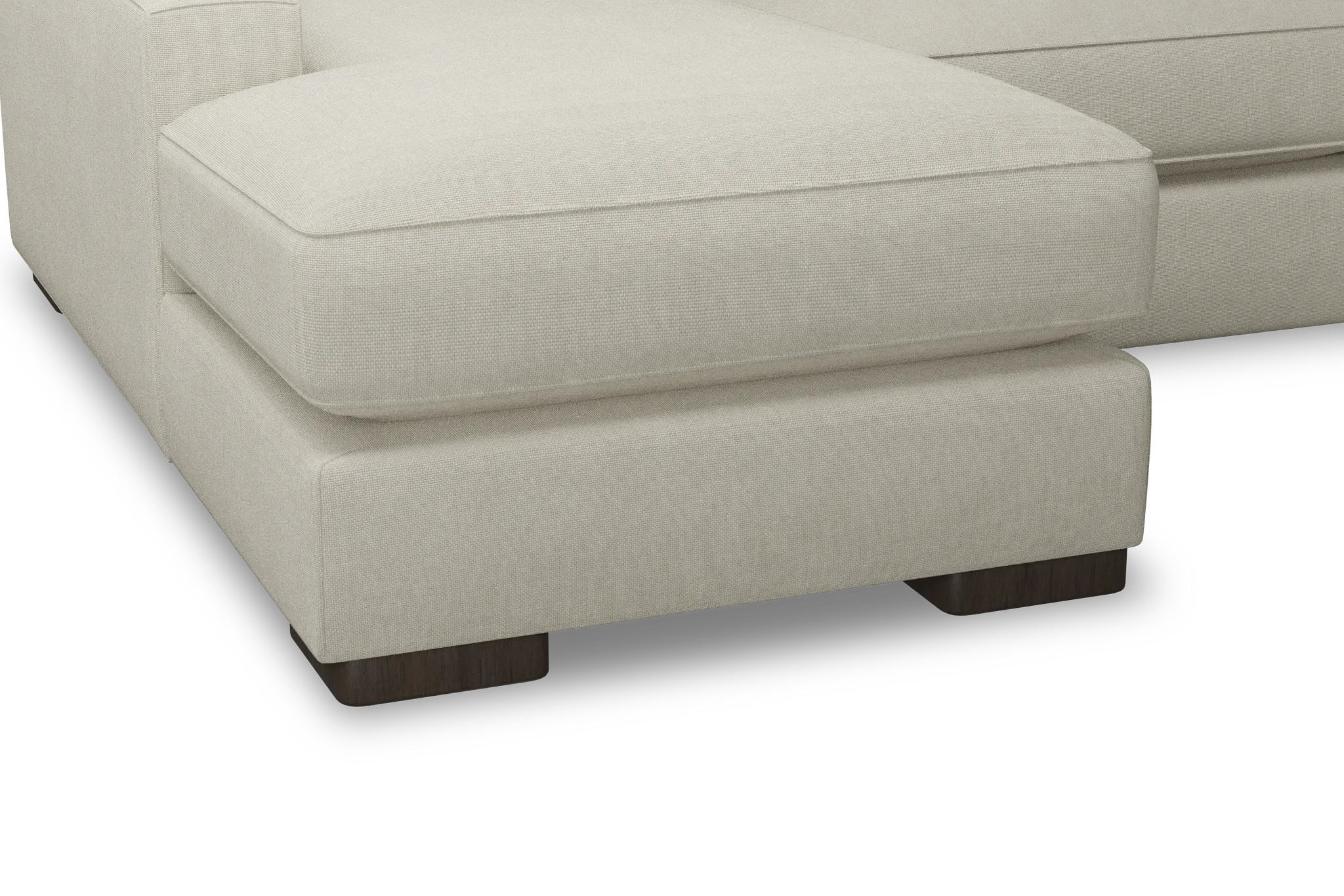 Edgewater Suave Beige Large Left Chaise Sectional