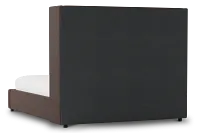 Captiva Elite Dark Brown 60" Upholstered Shelter Bed
