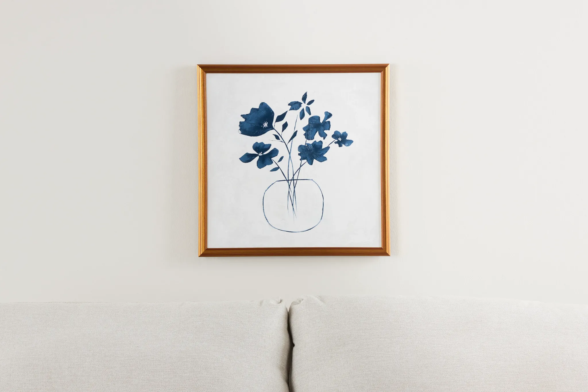 Avianna Blue Canvas Wall Art