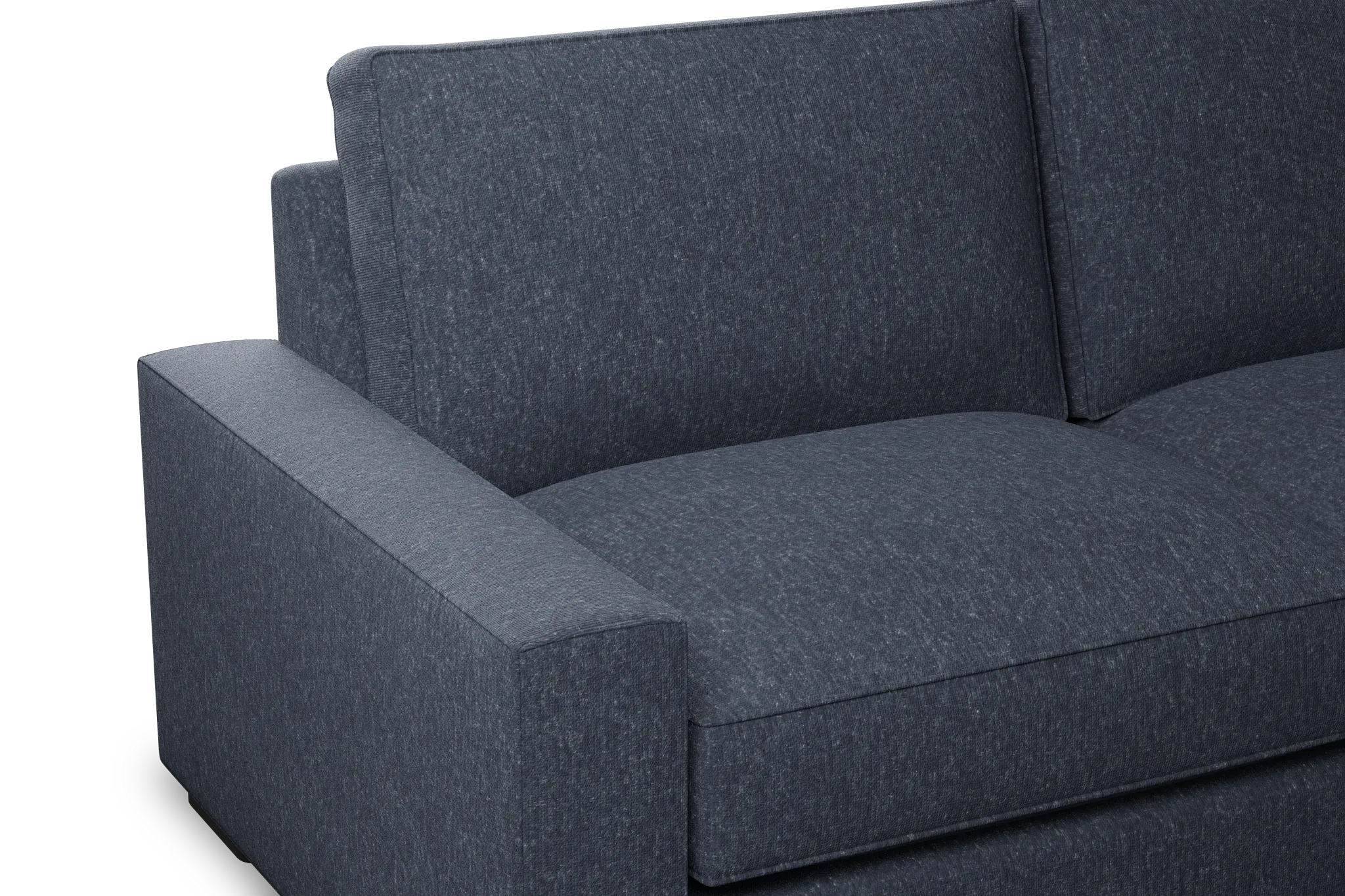 Edgewater Maguire Blue 84" Sofa W/ 2 Cushions