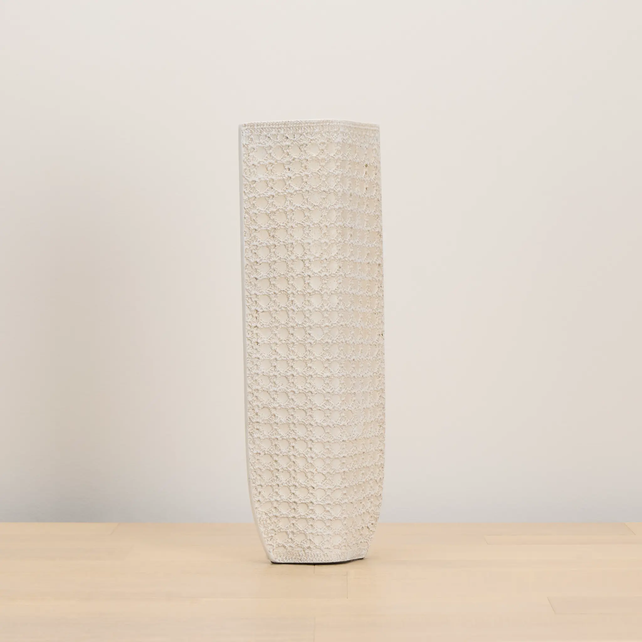 Nolie White Short Vase Nolie White Short Vase
